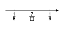 fraction, mixed-fraction with denominator placeholder
